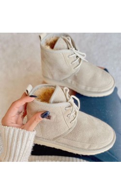 Ugg Bağcıklı Bej